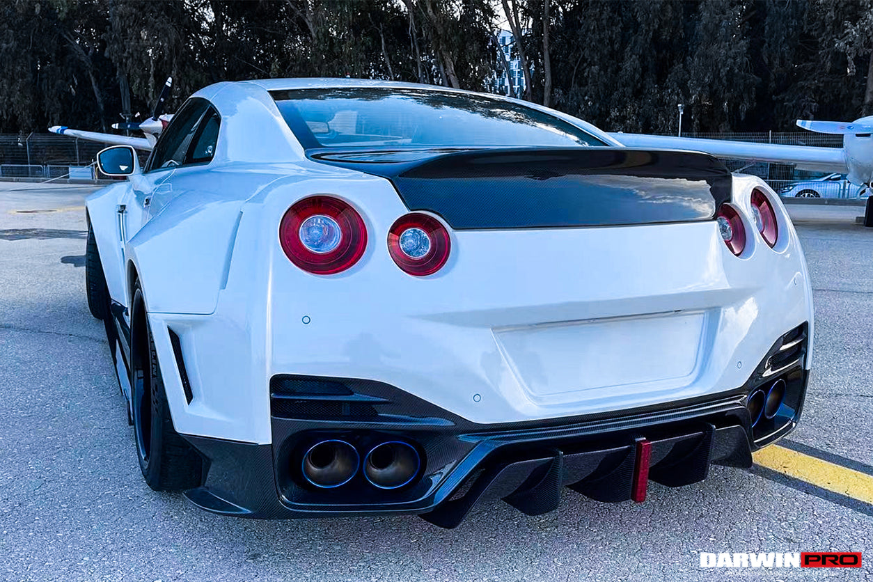 2008 - 2022 Nissan GTR R35 CBA/DBA/EBA DLK Style Carbon Fiber Trunk