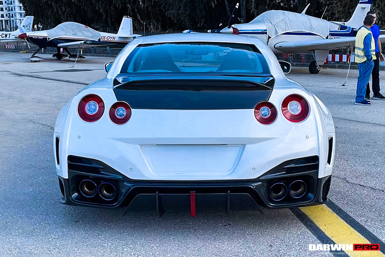 2008 - 2022 Nissan GTR R35 CBA/DBA/EBA DLK Style Carbon Fiber Trunk