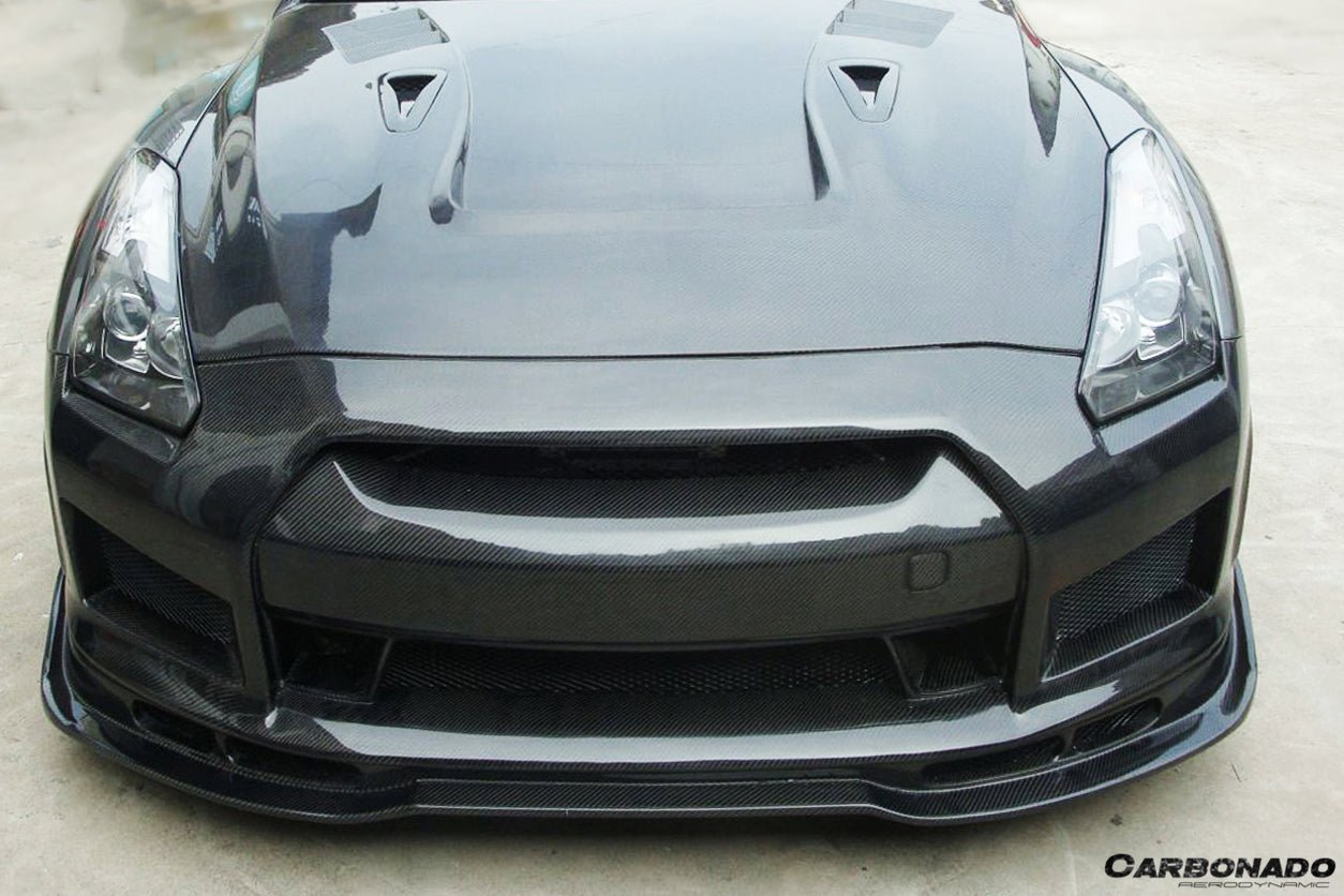 2008 - 2016 Nissan GTR R35 CBA/DBA BSE2 Style Front Bumper