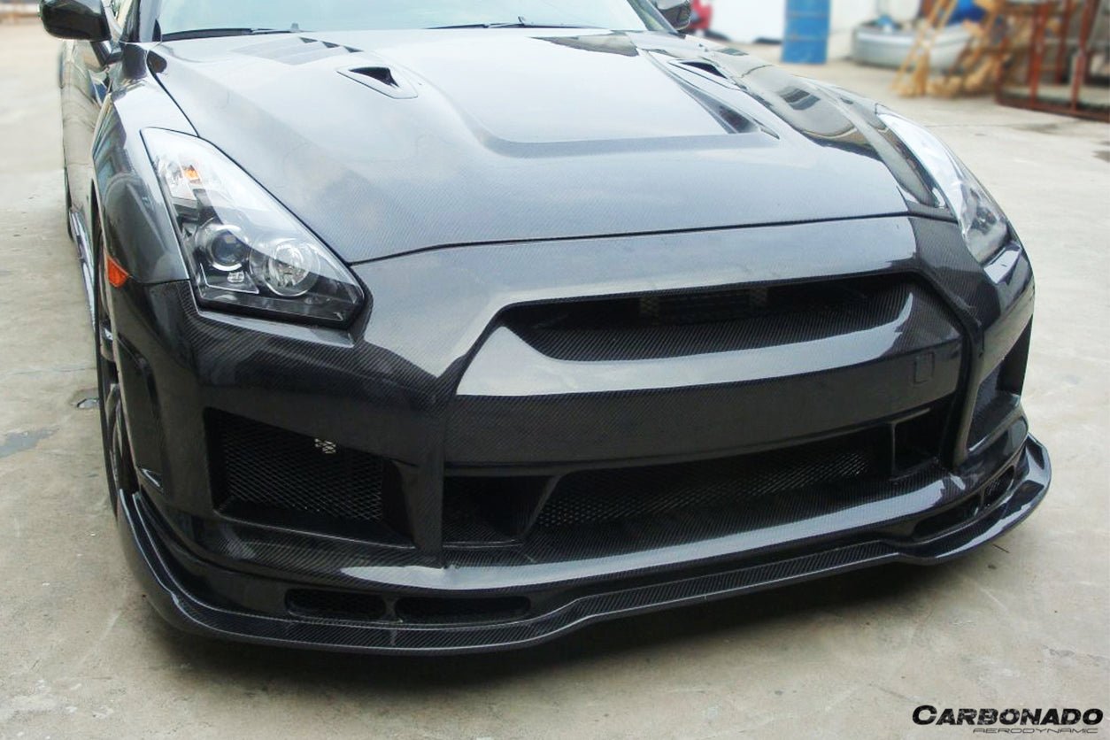 2008 - 2016 Nissan GTR R35 CBA/DBA BSE2 Style Front Bumper