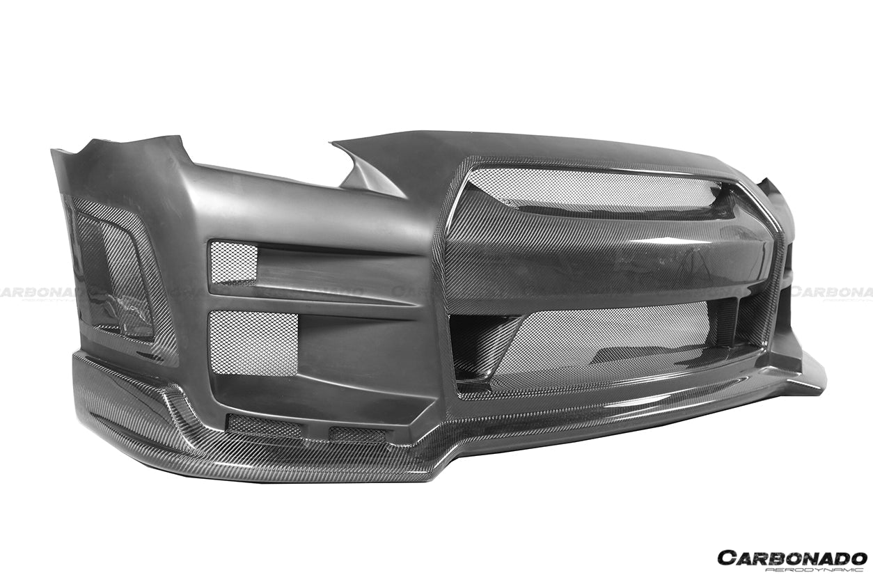 2008 - 2016 Nissan GTR R35 CBA/DBA BSE Style Front Bumper