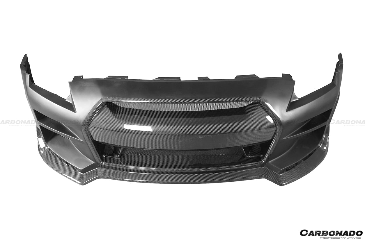 2008 - 2016 Nissan GTR R35 CBA/DBA BSE Style Front Bumper