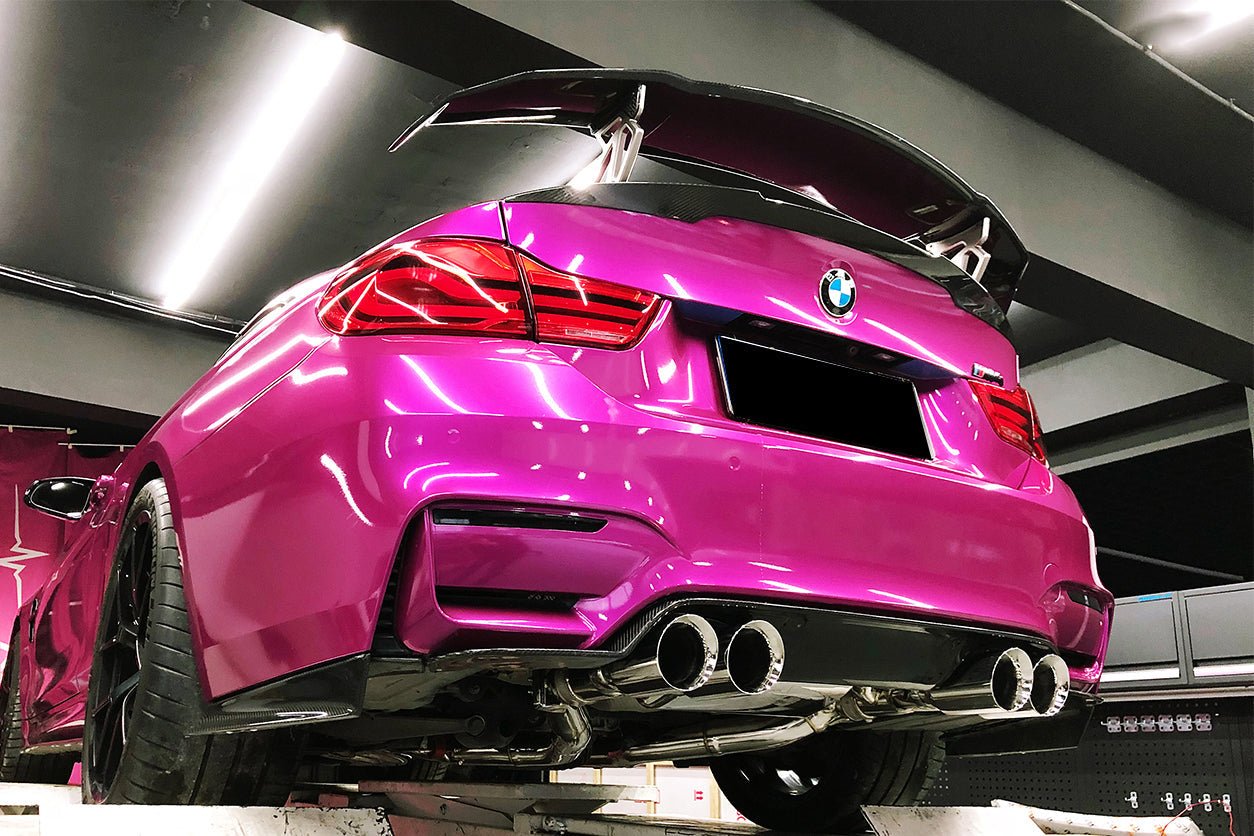 2014-2020 BMW M3 F80 & M4 F82 SM Style Carbon Fiber Rear Lip