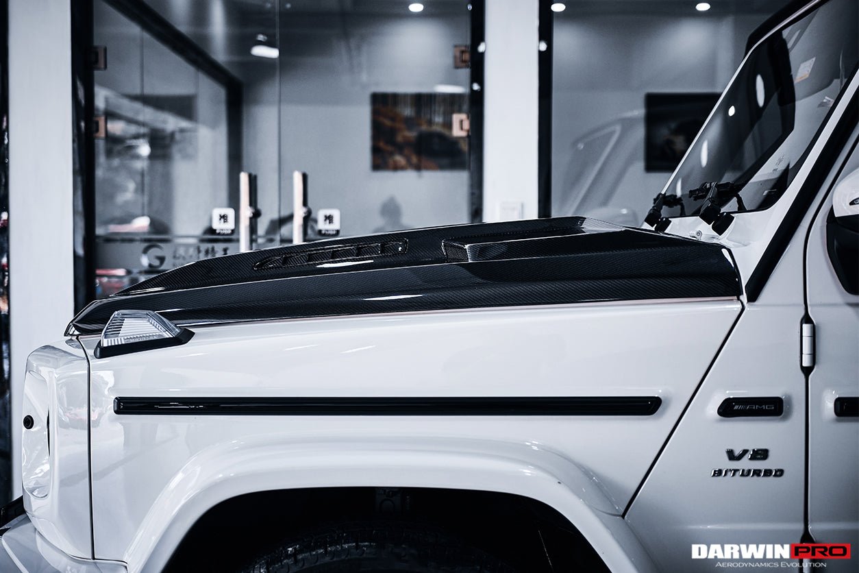 2019 - 2023 Mercedes Benz W464 G-Class G Wagon G500 & G550 & G63AMG IMP Performance Partial Carbon Fiber Hood