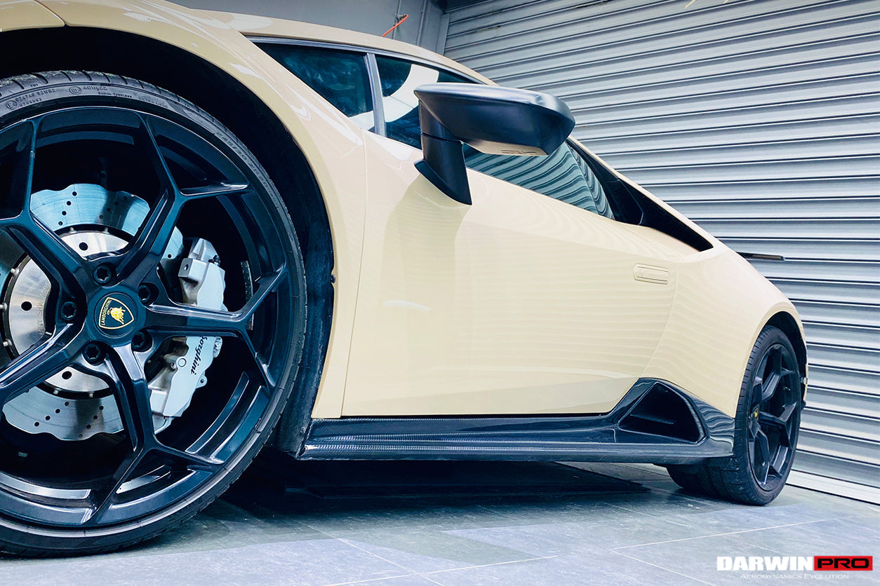 2015 - 2025 Lamborghini Huracan LP610 & LP580 & EVO & STO & Tecnica PEVO Style Side Skirts