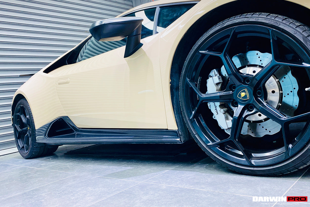 2015 - 2025 Lamborghini Huracan LP610 & LP580 & EVO & STO & Tecnica PEVO Style Side Skirts