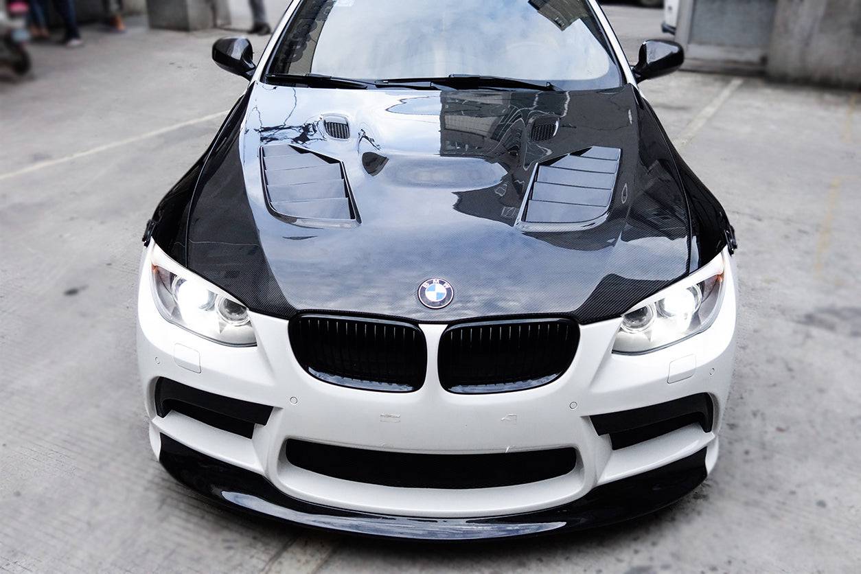 2011-2013 BMW 3 Series E92/E93 LCI SIB Style Carbon Fiber Hood - Carbonado