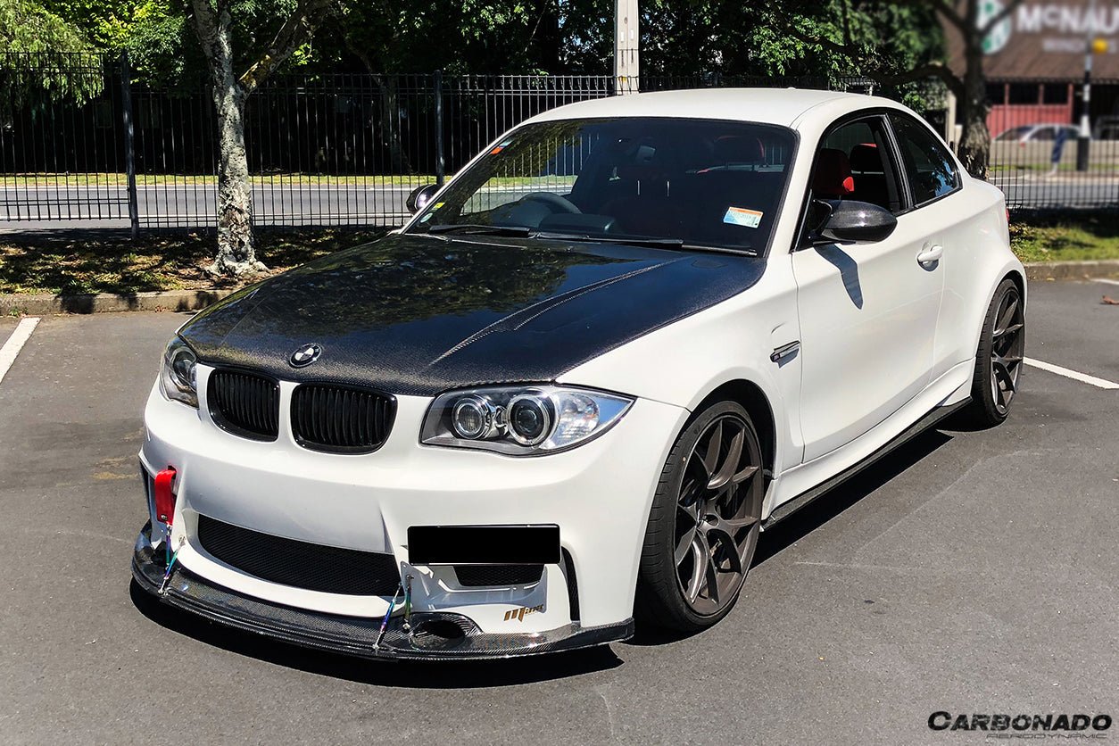 2008-2013 BMW 1 Series E82 E88 1M RZ Style Carbon Fiber Hood