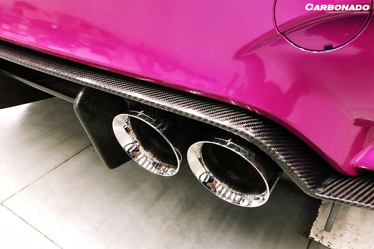2014-2020 BMW M3 F80 & M4 F82 SM Style Carbon Fiber Rear Lip
