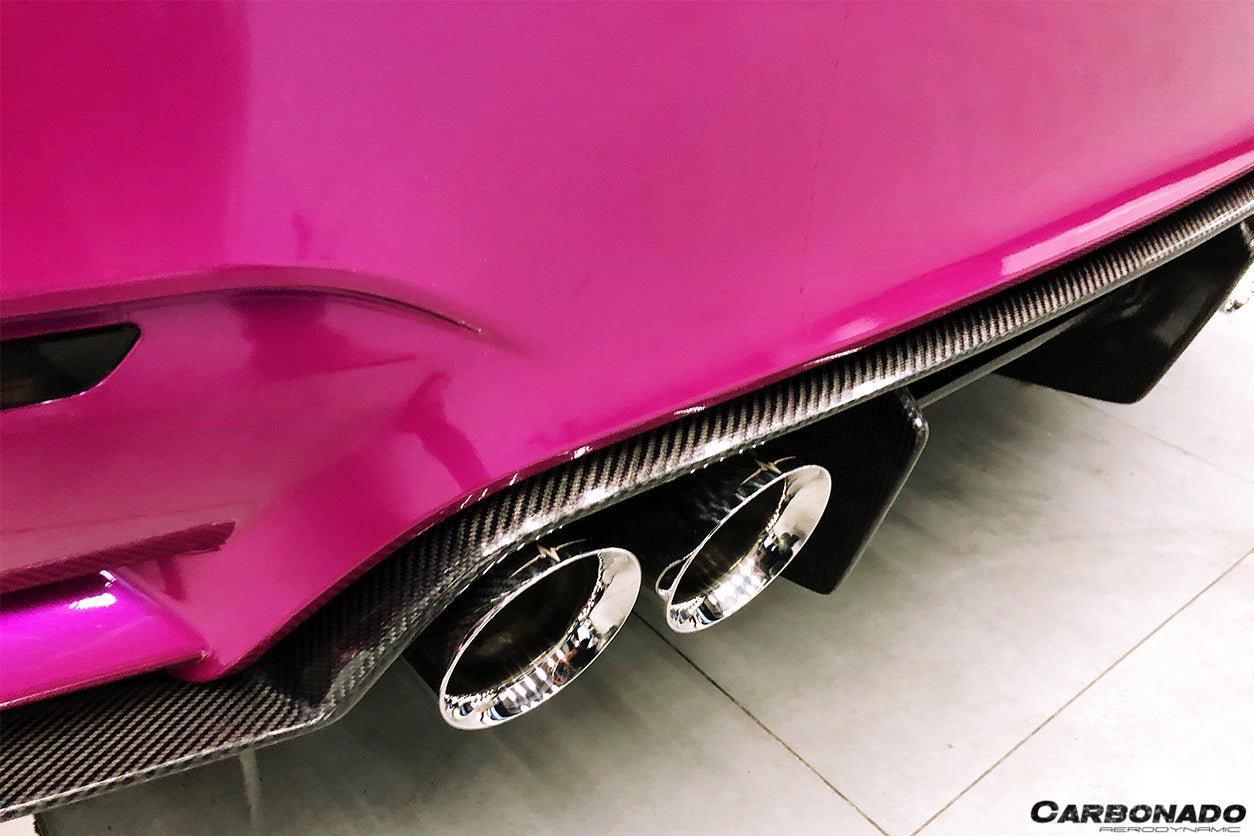 2014-2020 BMW M3 F80 & M4 F82 SM Style Carbon Fiber Rear Lip