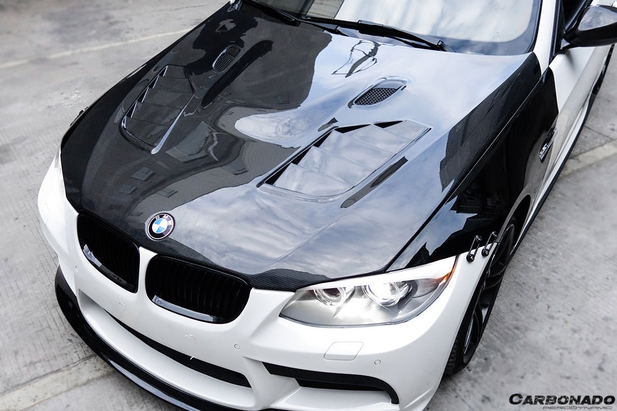 2011-2013 BMW 3 Series E92 LCI SIB Style Carbon Fiber Hood