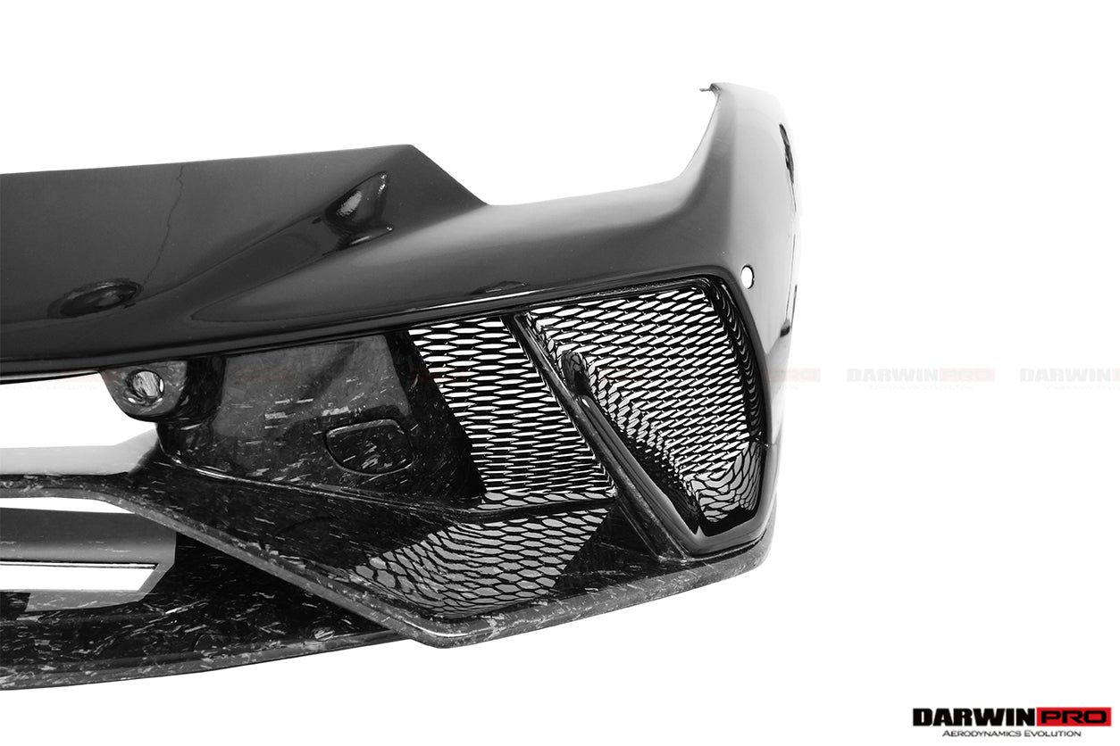 2015 - 2025 Lamborghini Huracan LP610 & LP580 & EVO & Tecnica Performante Style Partial Carbon Front Bumper