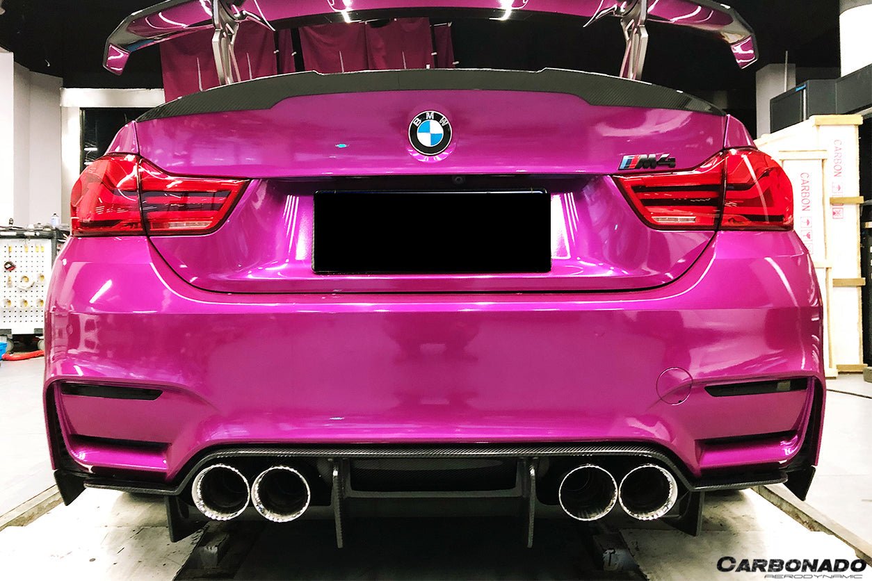 2014-2020 BMW M3 F80 & M4 F82 SM Style Carbon Fiber Rear Caps