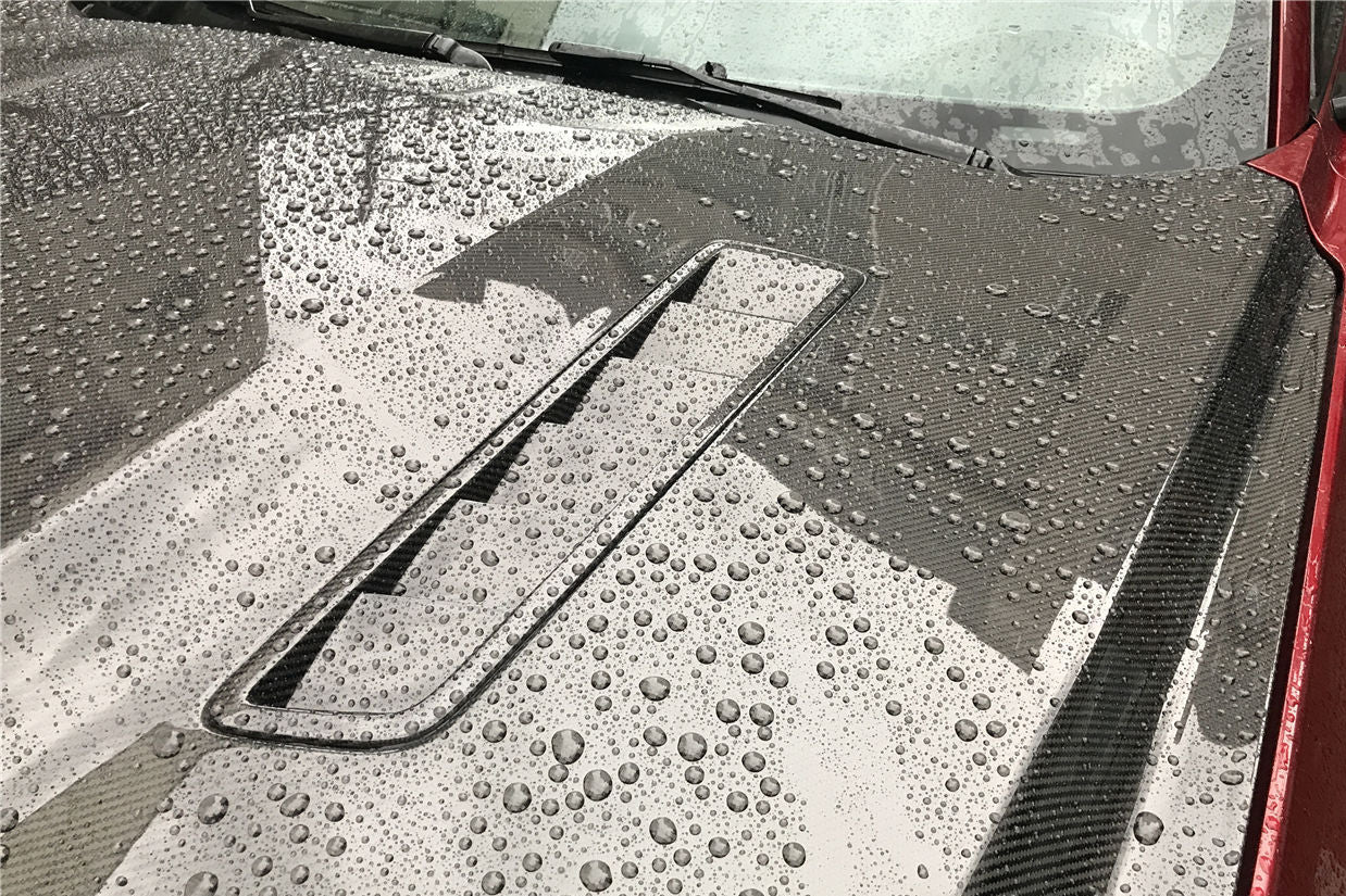 2015 - 2017 Ford Mustang  GT & V6 TRU Style Carbon Fiber Hood