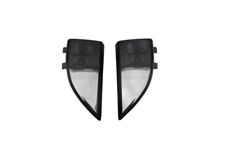 2014 - 2021 Mercedes Benz C217 S63/S65 AMG Coupe Carbon Fiber Rear Bumper Caps