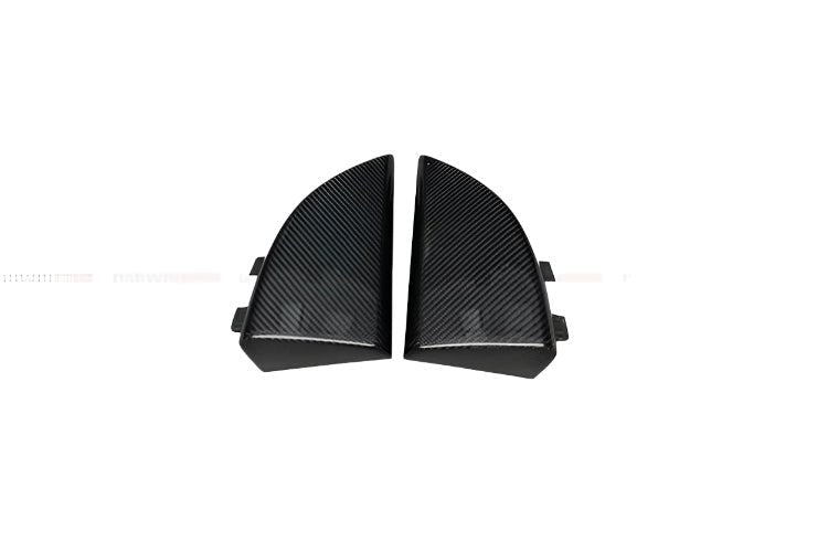 2014 - 2021 Mercedes Benz C217 S63/S65 AMG Coupe Carbon Fiber Rear Bumper Caps