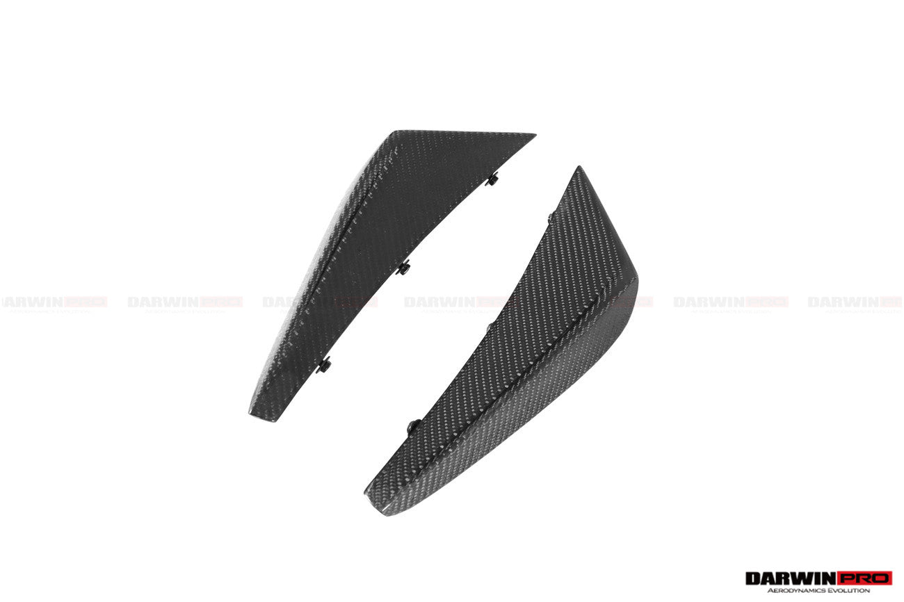 2019 - 2023 Lamborghini Huracan EVO 4WD ONLY BKSS Style Carbon Front Bumper Canards