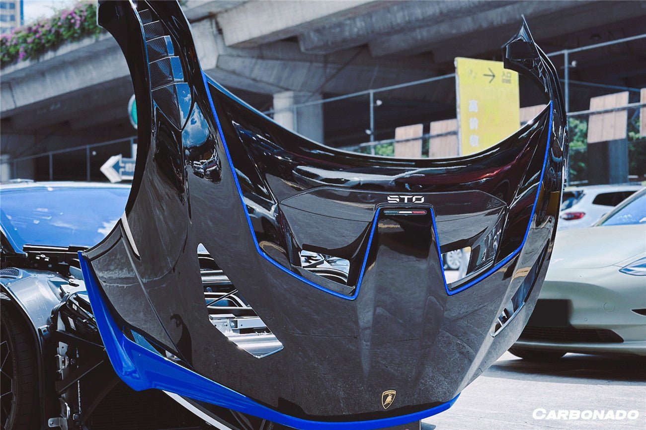2021 - 2025 Lamborghini Huracan STO Dry Carbon Fiber Hood Vents