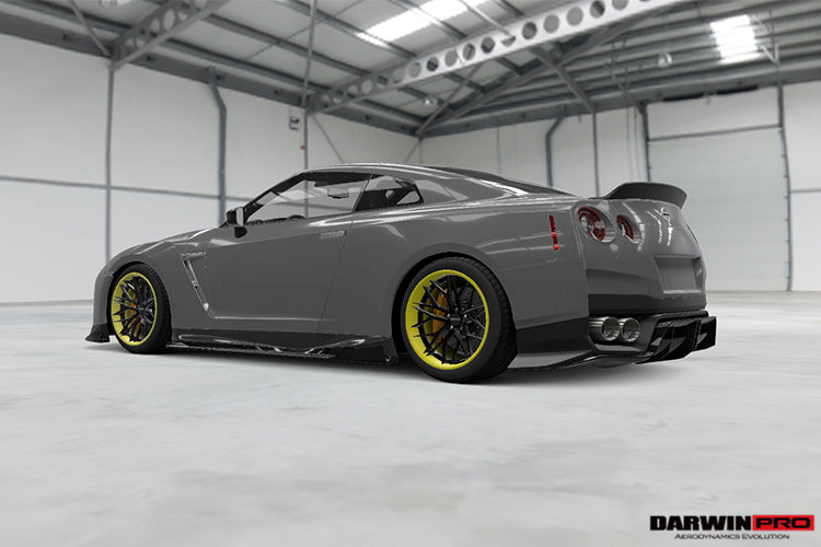 2008 - 2022 Nissan GTR R35 CBA/DBA/EBA BKSS Style Carbon Fiber Trunk Spoiler
