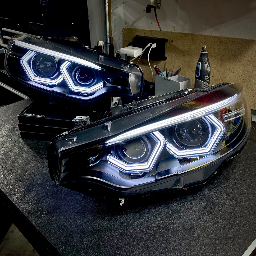 F8x F80 M3 F82 M4 F32 Coupe F36 Gran Coupe Vision Retrofit (2014 - 2017 Xenon Headlights only)