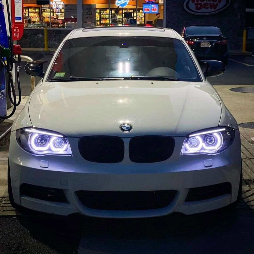 BMW E82/E88 1 Series DTM Ring Headlight Retrofit Service (2008-2010)