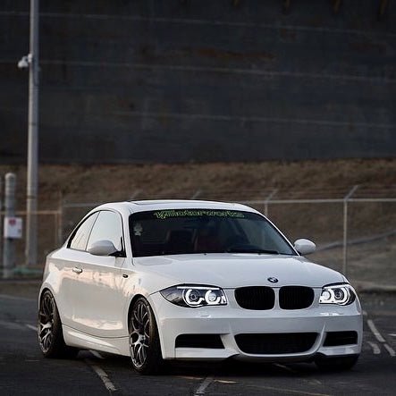 BMW E82/E88 1 Series DTM Ring Headlight Retrofit Service (2008-2010)