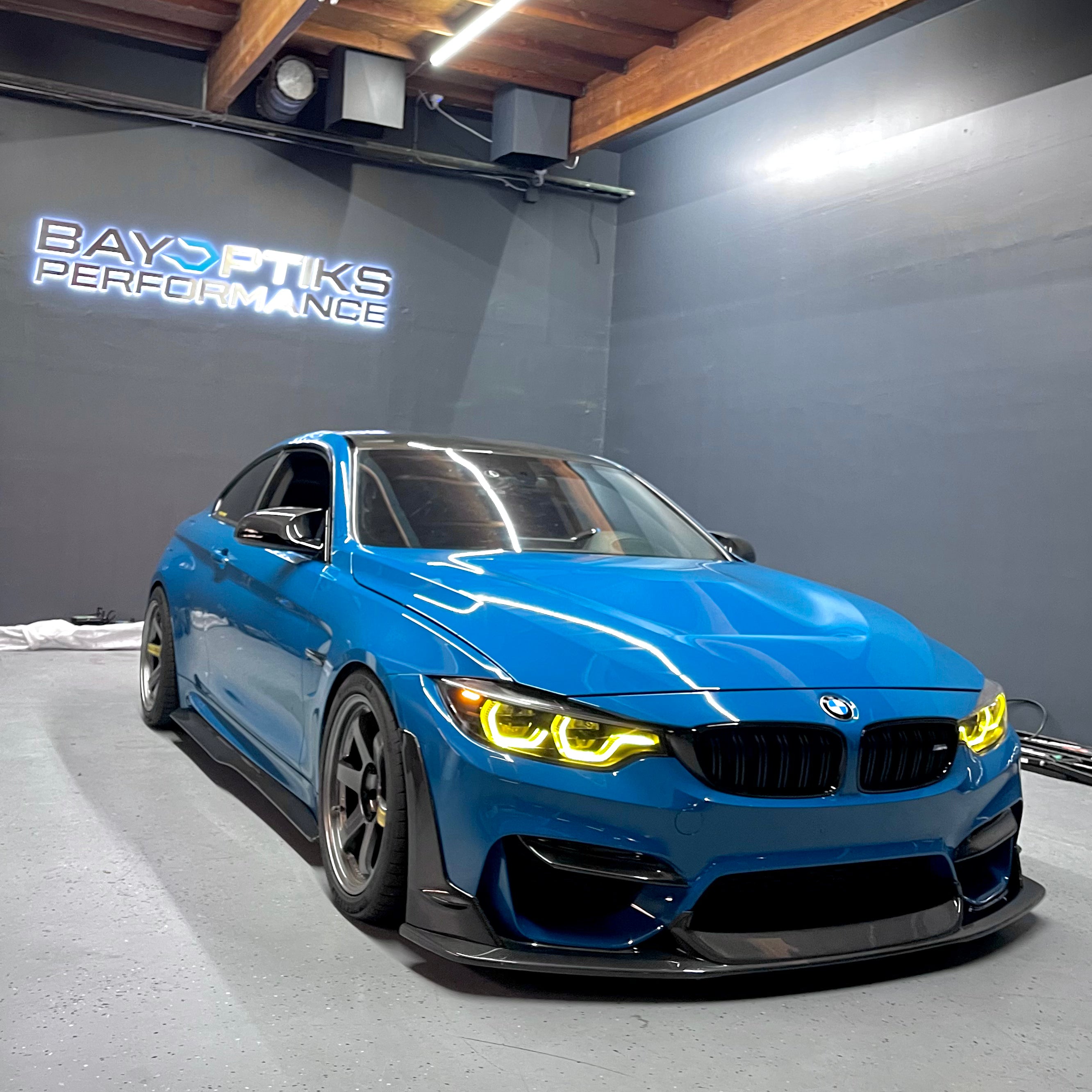 BMW F8X M3 F82 M4 Laptorr Style Carbon Fiber Splitter Lip – Bayoptiks