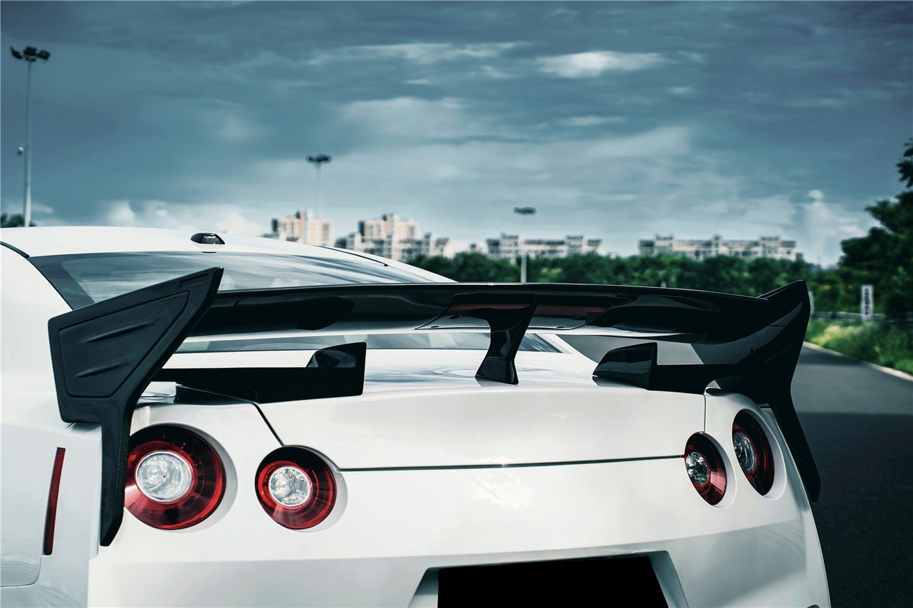 Nissan GT-R R35 VS Style Carbon Fiber Trunk Wing Spoiler 2007-2025