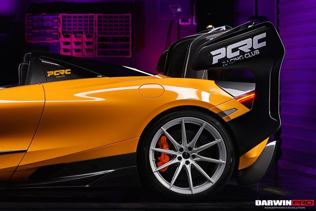 2017 - 2022 McLaren 720S Se²GTR Style Trunk Wing with Side Winglets