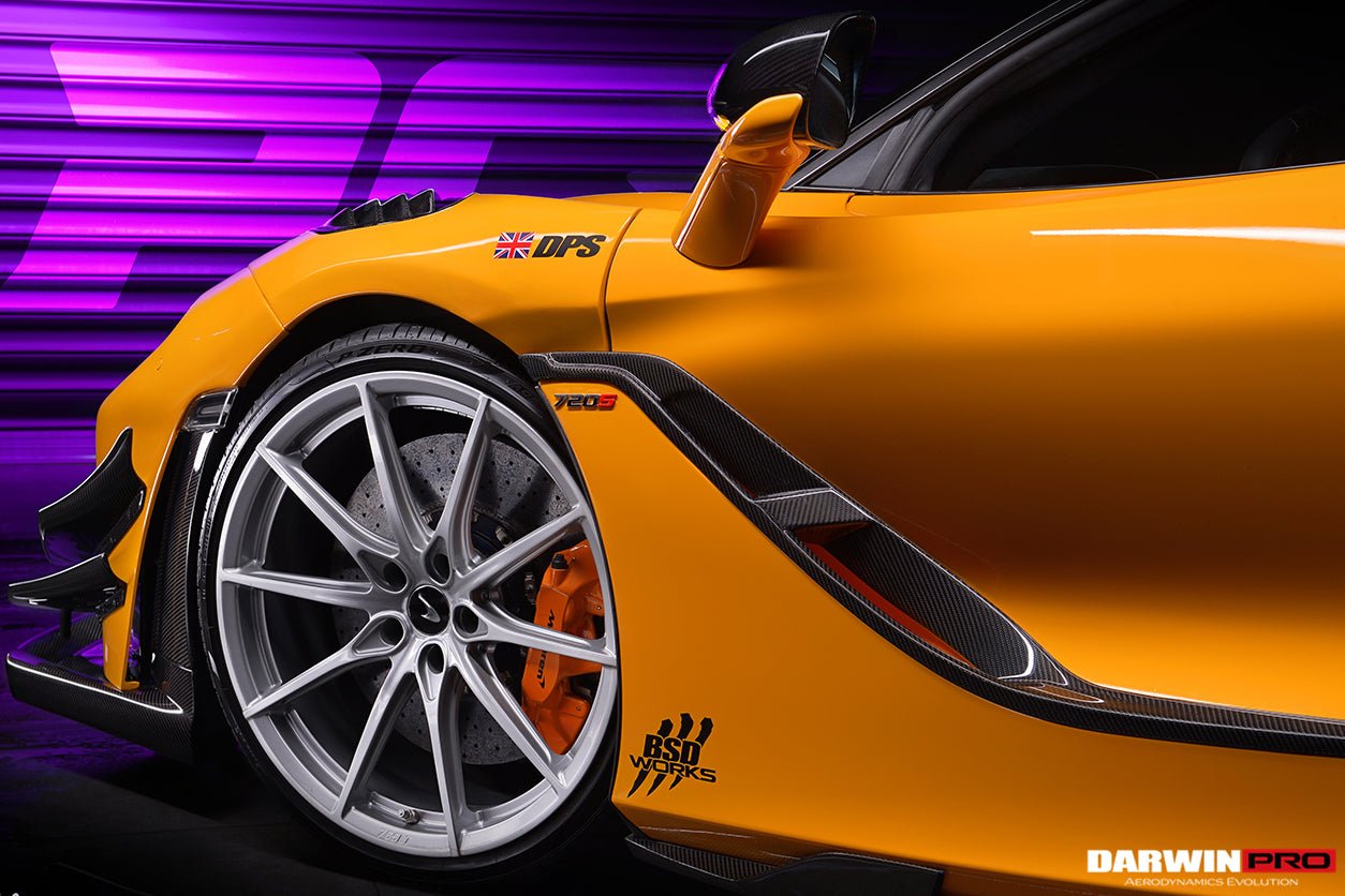 2017 - 2021 McLaren 720S Se²NWB Style Carbon Fiber Side Door Trims