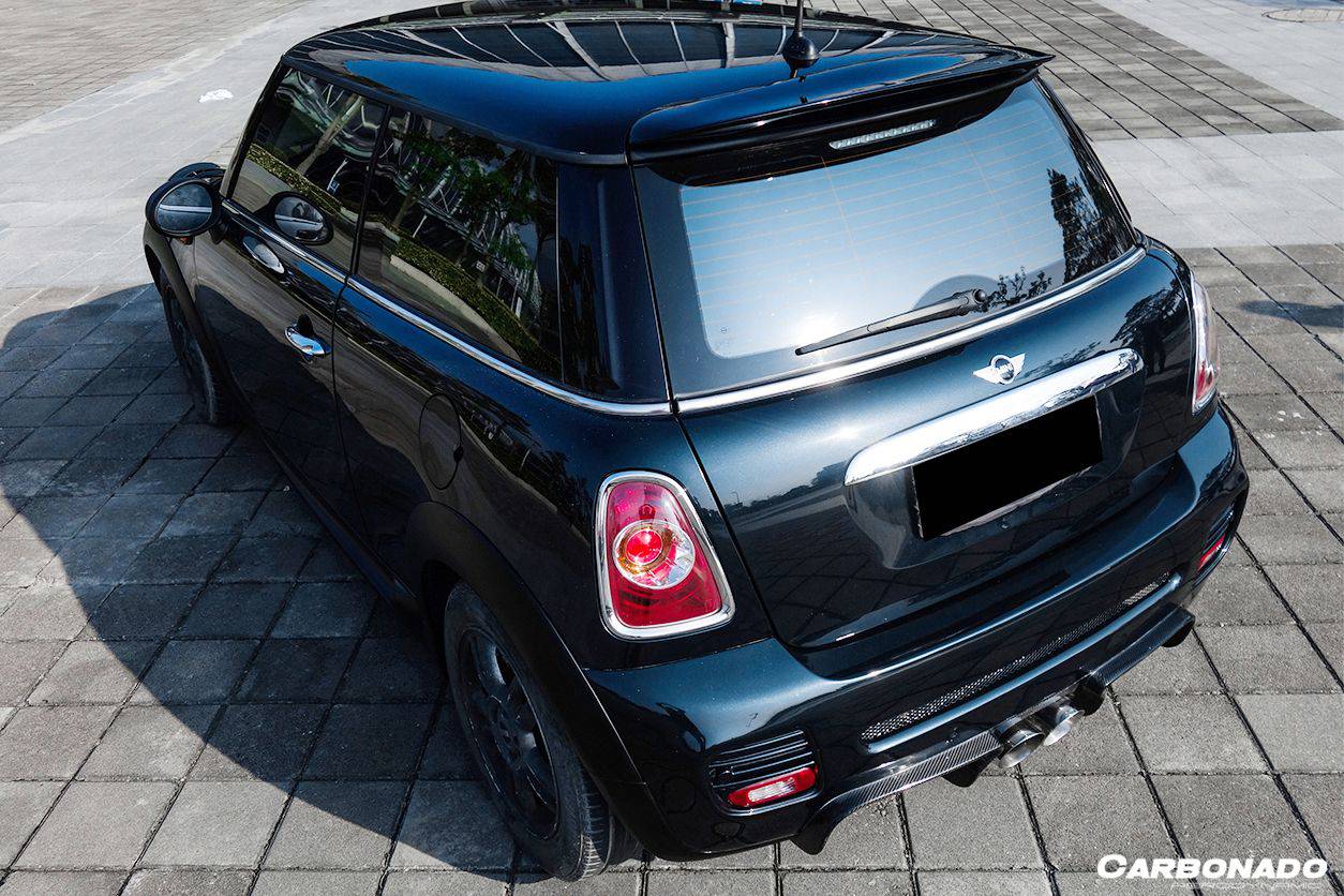 2007-2015 MINI Cooper S R56 R57 JCW Style Rear Bumper - Carbonado