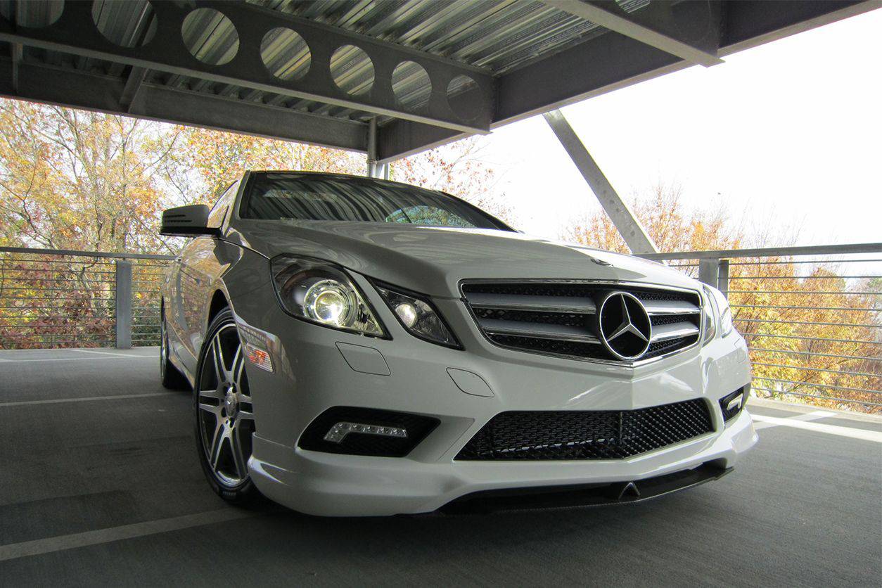 2010-2013 Mercedes Benz E Class W207 Coupe CRS Style Carbon Fiber Front Lip - Carbonado