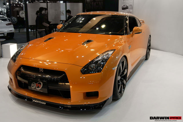 2008 - 2011 Nissan GTR R35 CBA ZEL Style Carbon Fiber Front Lip