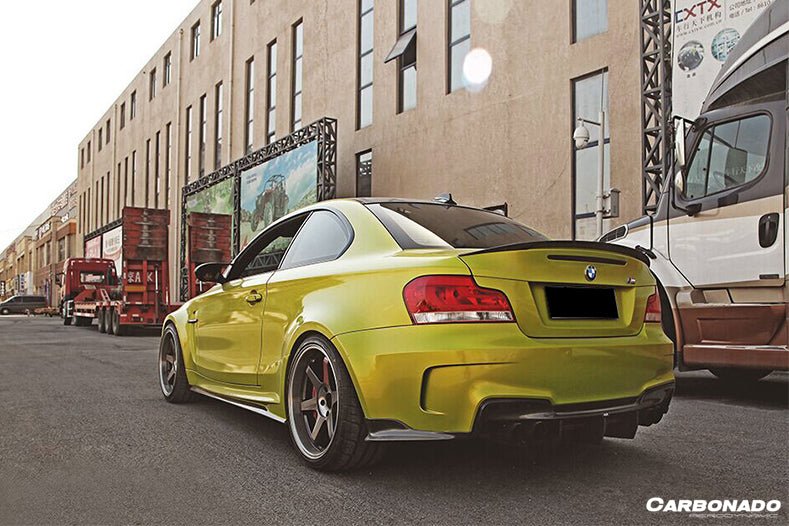 2008-2013 BMW 1M RZ Style Carbon FIber Rear Lip & Diffuser Undertray