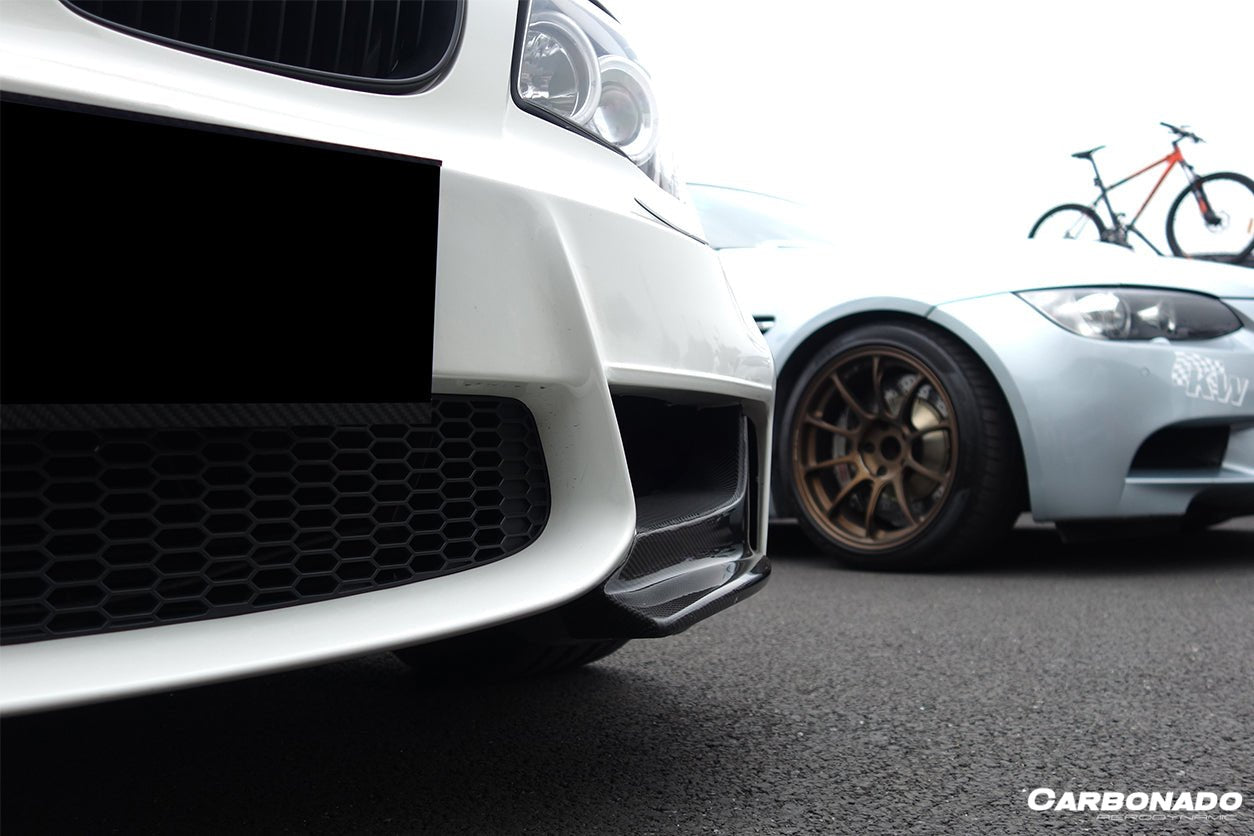2008-2013 BMW 1M AF Style Carbon Fiber Front Lip Spiliter