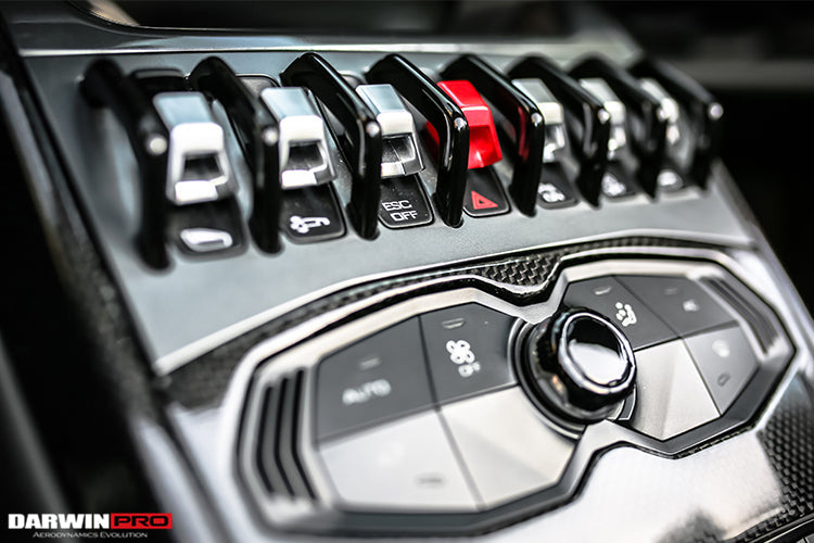 2015 - 2019 Lamborghini Huracan LP610 & LP580 & EVO Autoclave Carbon Fiber Center Console Tunnel