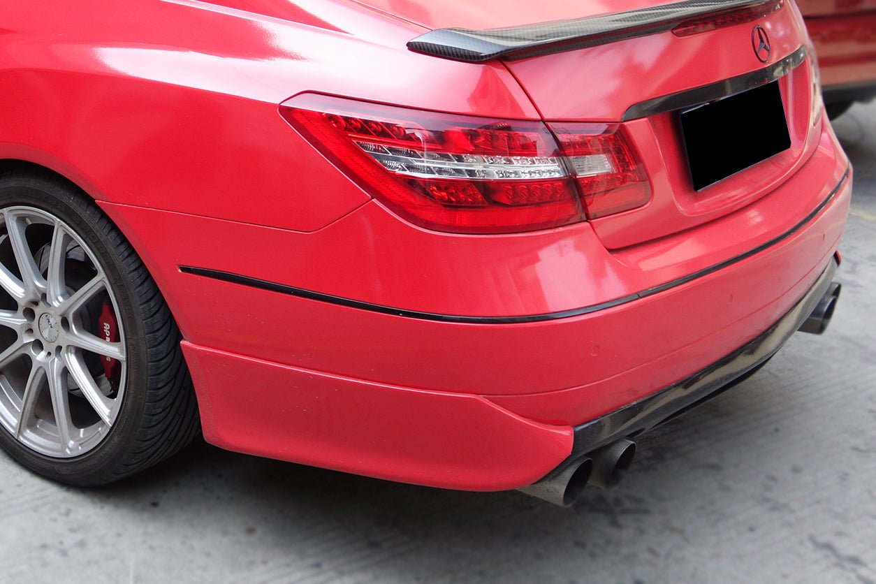 2010 - 2013 Mercedes Benz E Class W207 Coupe LS Style Rear Lip Caps