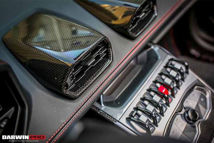 2015 - 2023 Lamborghini Huracan LP610 & LP580 & EVO Autoclave Carbon Fiber AC Panel Trim