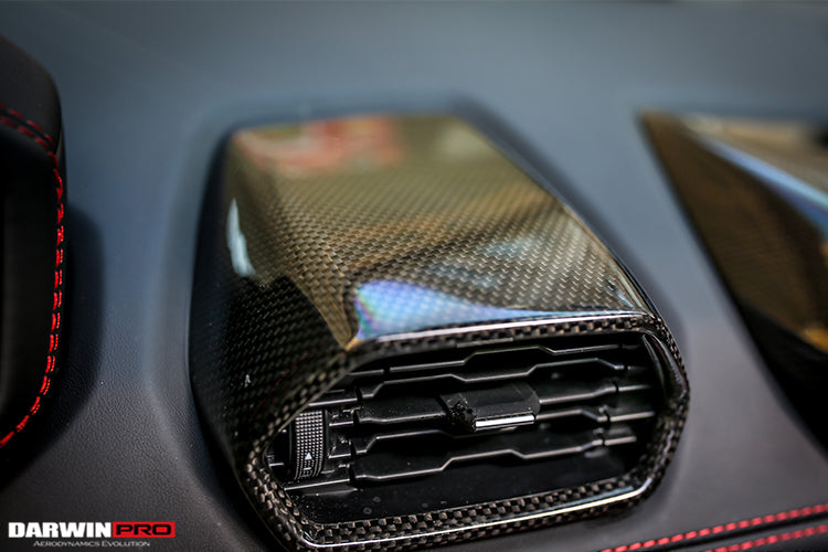 2015 - 2023 Lamborghini Huracan LP610 & LP580 & EVO Autoclave Carbon Fiber AC Panel Trim
