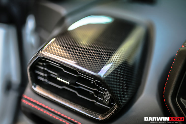 2015 - 2023 Lamborghini Huracan LP610 & LP580 & EVO Autoclave Carbon Fiber AC Panel Trim