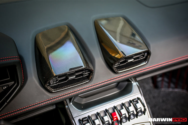 2015 - 2023 Lamborghini Huracan LP610 & LP580 & EVO Autoclave Carbon Fiber AC Panel Trim