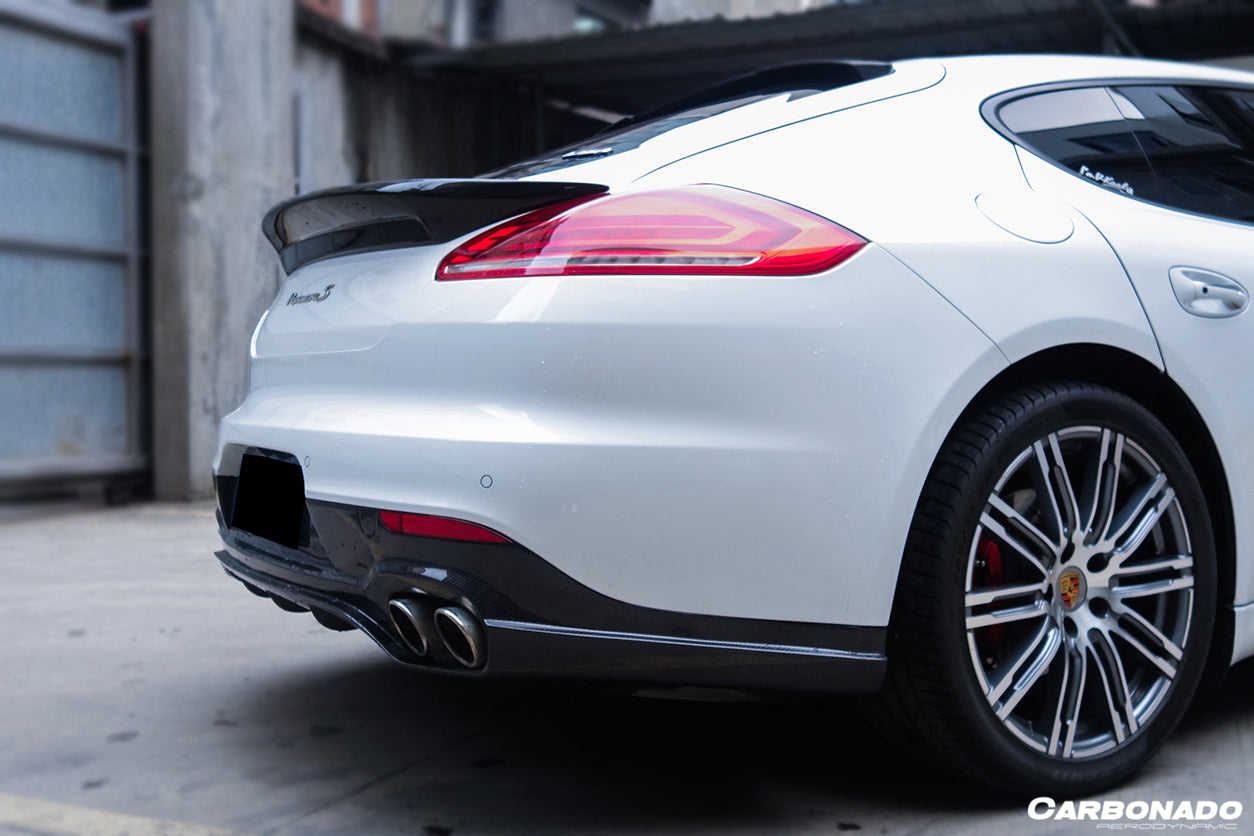 2013 - 2016 Porsche Panamera 970.2 TAS Style Carbon Fiber Trunk Spoiler