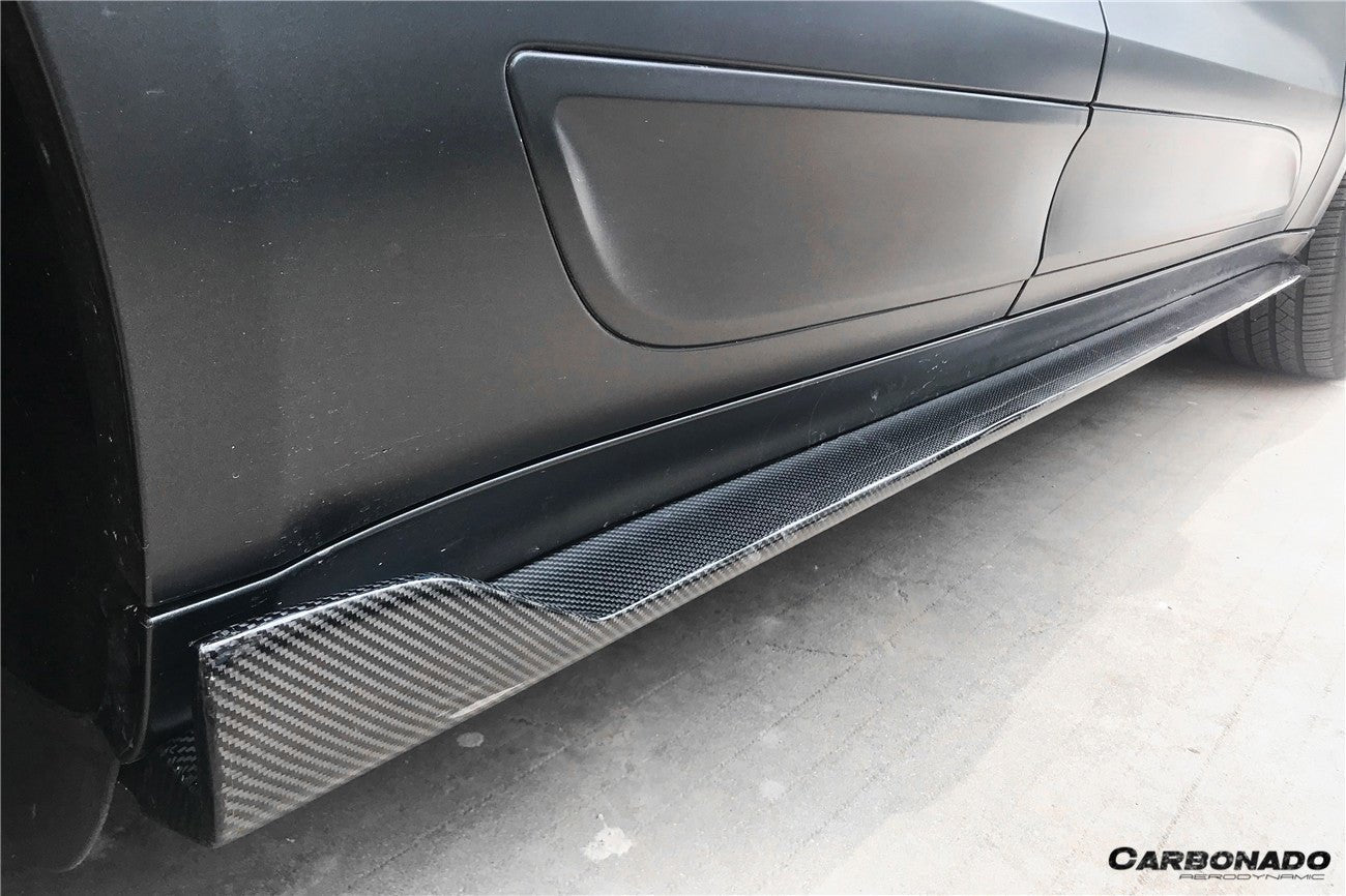 2018 - 2021 Porsche Macan TA Style Carbon Fiber Side Skirts