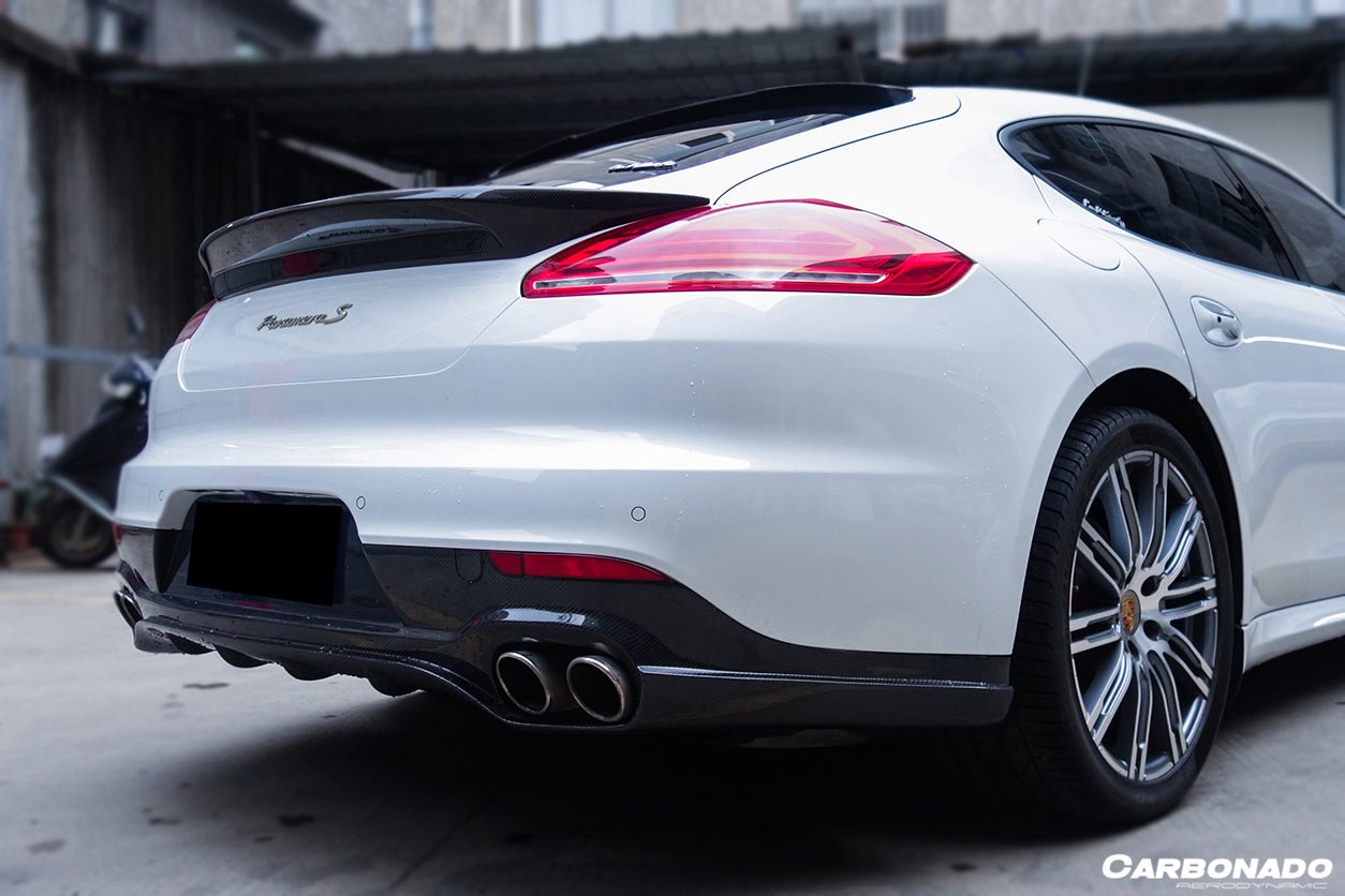 2013 - 2016 Porsche Panamera 970.2 GMT Style Carbon Fiber Rear Diffuser