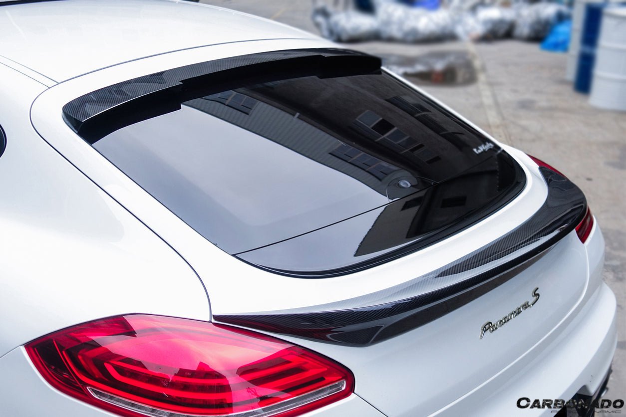2013 - 2016 Porsche Panamera 970.2 TAS Style Carbon Fiber Trunk Spoiler