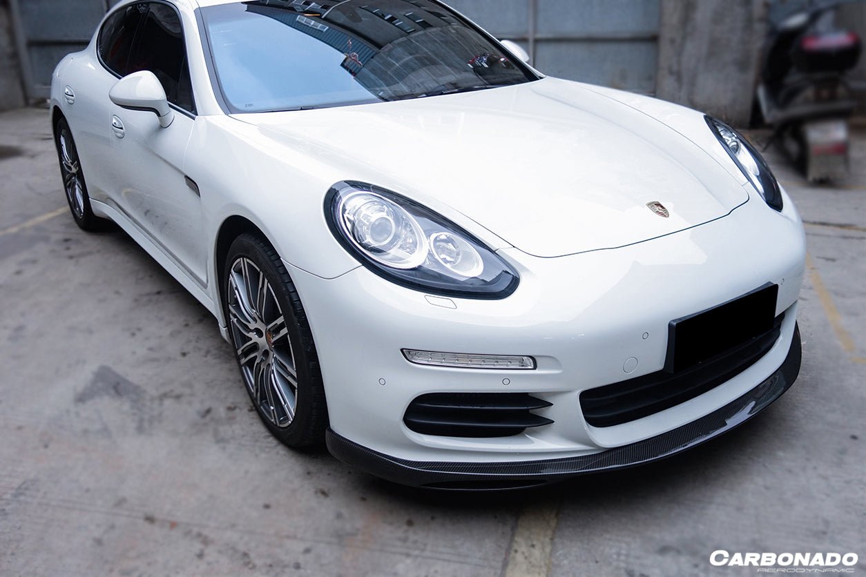 2013 - 2016 Porsche Panamera 970.2 GMT Style Carbon Fiber Front Lip