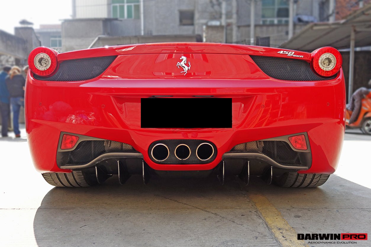 2010 - 2015 Ferrari 458 Coupe/Spyder Carbon Fiber Rear Diffuser