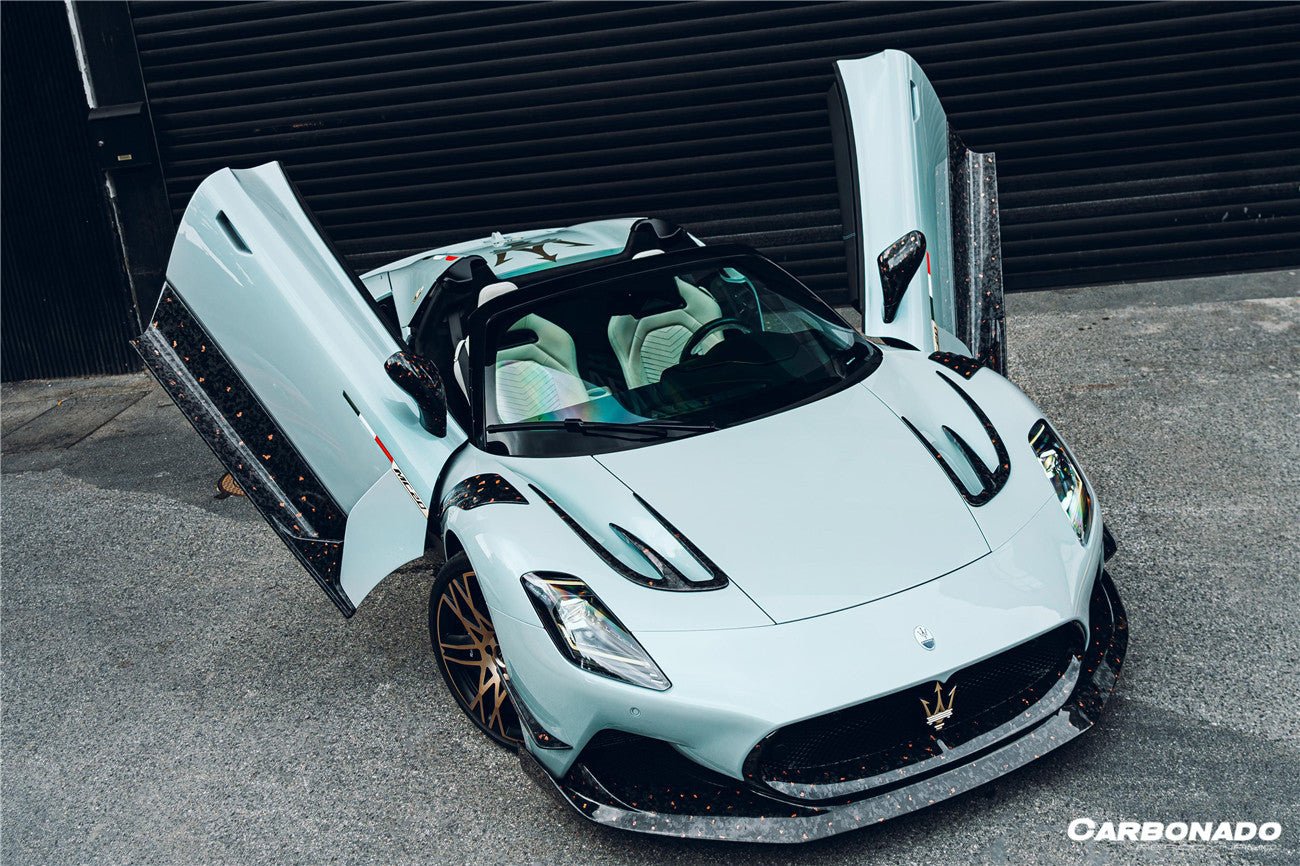 2020 - 2024 Maserati MC20 SVD Style Dry Carbon Fiber Side Skirts