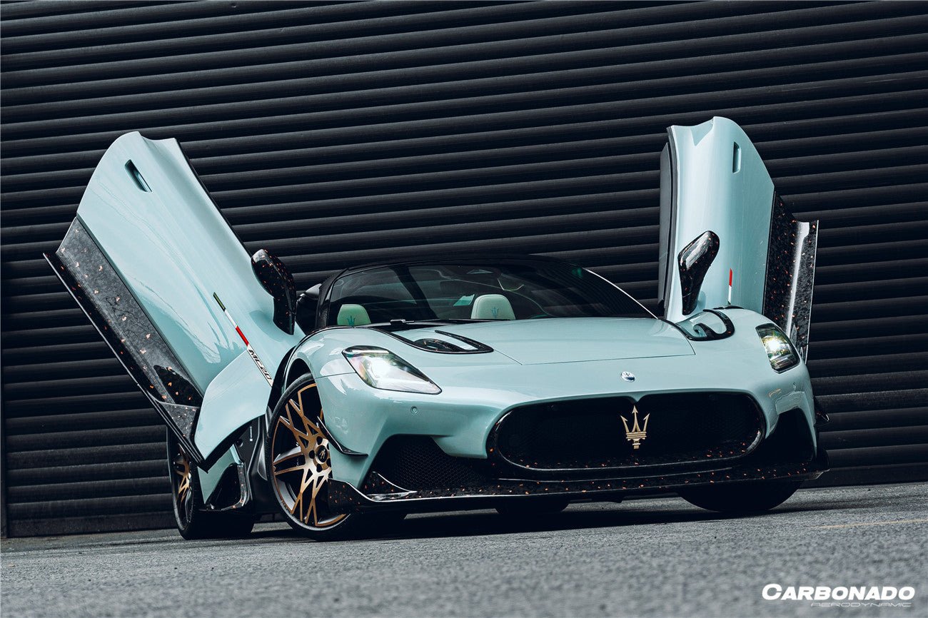 2020 - 2024 Maserati MC20 SVD Style Dry Carbon Fiber Front Lip