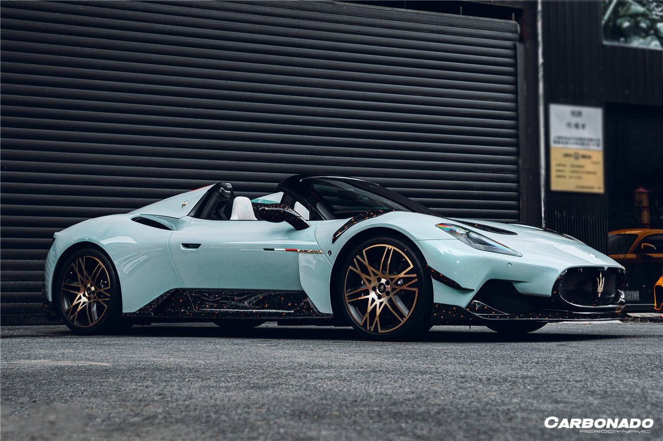 2020 - 2025 Maserati MC20 SVD Style Dry Carbon Fiber Front Fender Patch